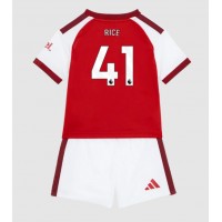 Stroje piłkarskie Arsenal Declan Rice #41 Koszulka Podstawowej dla dzieci 2026-27 Krótki Rękaw (+ szorty)
